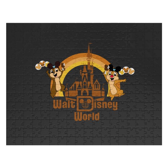 Disneyland Chip and Dale Jigsaw Puzzles, WDW Chip n Dale Jigsaw Puzzles,