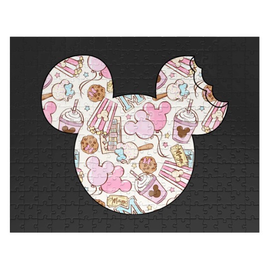 Retro Disneyland Snacks Family Jigsaw Puzzles