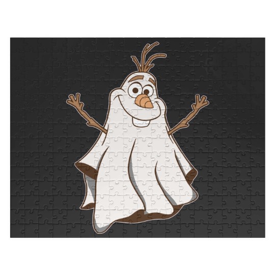 Discover Olaf Halloween Boo Ghost Jigsaw Puzzles, Disney Frozen Halloween Party Jigsaw Puzzles