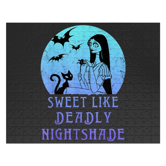 Disney Nightmare Before Christmas Sally Sweet Like Deadly Jigsaw Puzzles, Disneyland Spooky Season