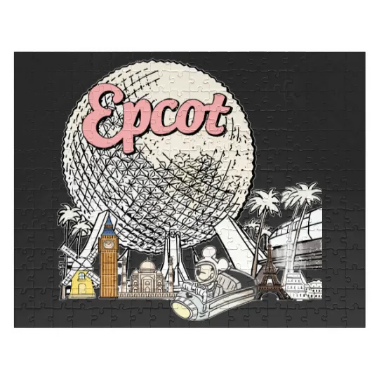 Disney Epcot  Jigsaw Puzzles, Epcot World Tour Jigsaw Puzzles, Epcot Center 1982 Jigsaw Puzzles