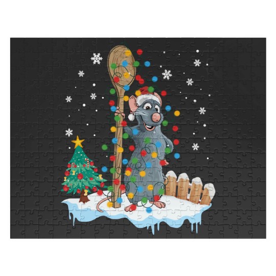Disney Ratatouille Remy Christmas Light Jigsaw Puzzles, Vacation Family Holidays Gift