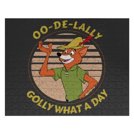 Retro Disney Robin Hood Oo De Lally Golly What A Day Jigsaw Puzzles, Cartoon Jigsaw Puzzles, Cute Jigsaw Puzzles, Gift For Family