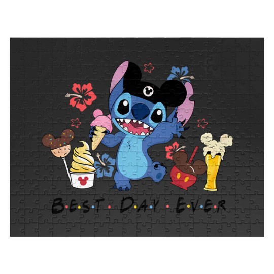 Disney Stitch Best Day Ever Jigsaw Puzzles, Disney Stitch Jigsaw Puzzles