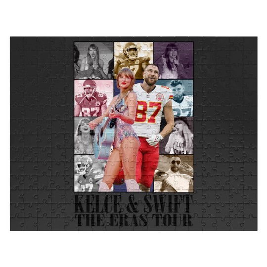Discover Taylor Taylor version Travis Kelce Eras Tour Jigsaw Puzzles