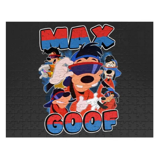 Disney A Goofy Movie Max Goof Porrtrait  Retro Jigsaw Puzzles, WDW Magic Kingdom  Jigsaw Puzzles