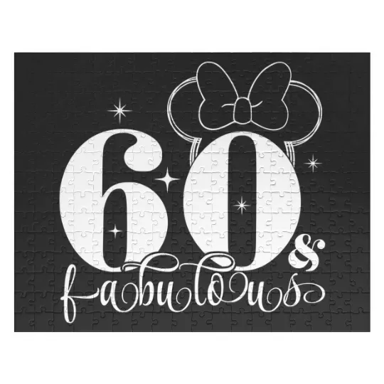60th Birthday Jigsaw Puzzles, Disney Birthday Jigsaw Puzzles, Custom Birthday Jigsaw Puzzles