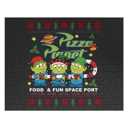 Discover Disney Christmas Toy Story Pizza Planet Aliens Jigsaw Puzzles