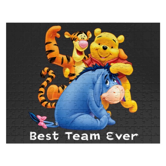 Disney Best Team Ever Jigsaw Puzzles, Disneyworld Eeyore Winnie The Pooh Tiger Jigsaw Puzzles, Animal Kingdom Jigsaw Puzzles