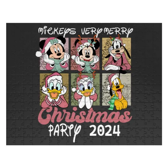 Mickeys Very Merry Christmas Party 2024 Jigsaw Puzzles, Walt Disneyworld Christmas Jigsaw Puzzles