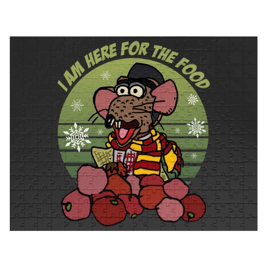 Rizzo the Rat I Am Here For The Food  Jigsaw Puzzles, Disney The Muppet Christmas Carol Jigsaw Puzzles