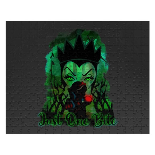 Evil Queen - Just One Bite  : Disney princess tattoo Shirt,  Princess tattoo vintage t shirt, Disney princess tattoo Gift Fan S-5XL Jigsaw Puzzles