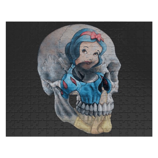 underneath the skin snow white x tattooed x skulls art : Disney princess tattoo Shirt,  Princess tattoo vintage t shirt, Disney princess tattoo Gift Fan S-5XL Jigsaw Puzzles
