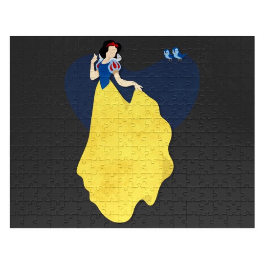 Snow White  3: Disney princess tattoo Shirt,  Princess tattoo vintage t shirt, Disney princess tattoo Gift Fan S-5XL Jigsaw Puzzles