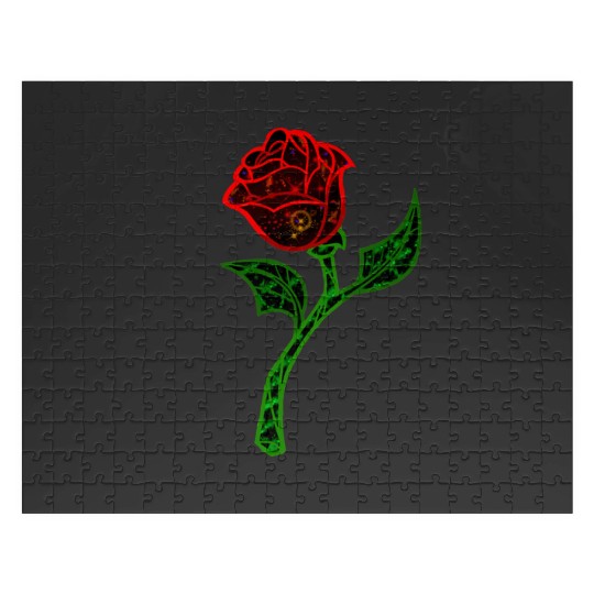 The Rose  3: Disney princess tattoo Shirt,  Princess tattoo vintage t shirt, Disney princess tattoo Gift Fan S-5XL Jigsaw Puzzles