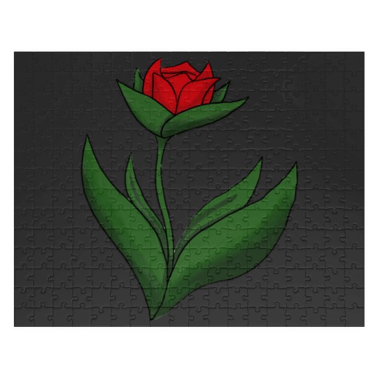 Red Rose  : Disney princess tattoo Shirt,  Princess tattoo vintage t shirt, Disney princess tattoo Gift Fan S-5XL Jigsaw Puzzles