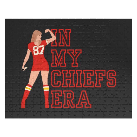 In My Chiefs Eras Tour T-shirt Jigsaw Puzzles