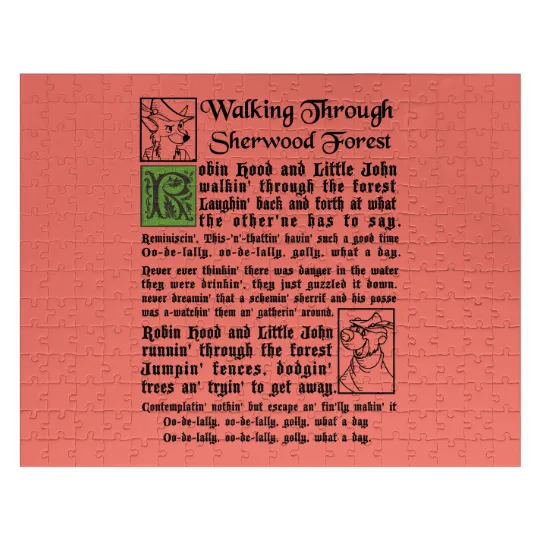 Sherwood Forest - Robin Hood Disney - Jigsaw Puzzles