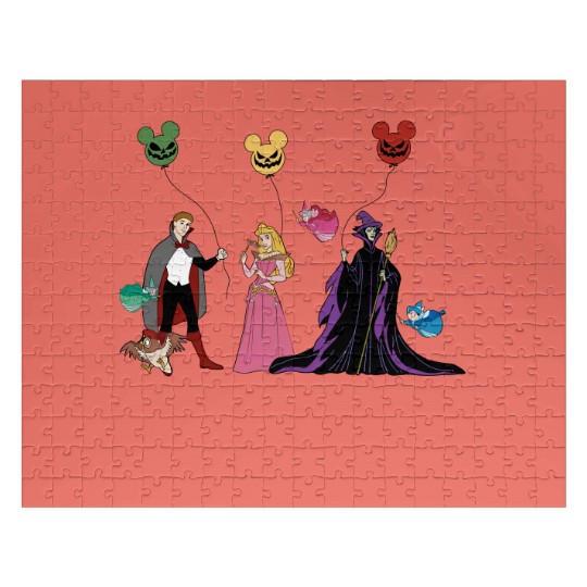 Disney Sleeping Beauty Halloween Balloon Jigsaw Puzzles