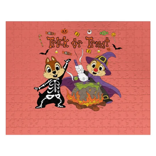 chip and dale Jigsaw Puzzles, chip and dale halloween, disney chip and dale halloween Jigsaw Puzzles, chip and dale, halloween Jigsaw Puzzles, , 121644