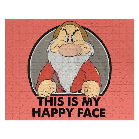 Disney Snow White Grumpy  Jigsaw Puzzles, Funny Grumpy Seven Dwarfs Jigsaw Puzzles,  Disneyland Vacation 2024 Trip Jigsaw Puzzles