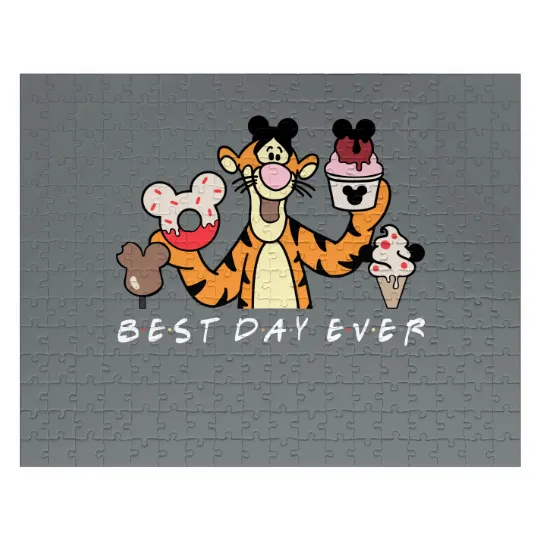 Tigger Best Day Ever, Tigger Disney Snacks Jigsaw Puzzles