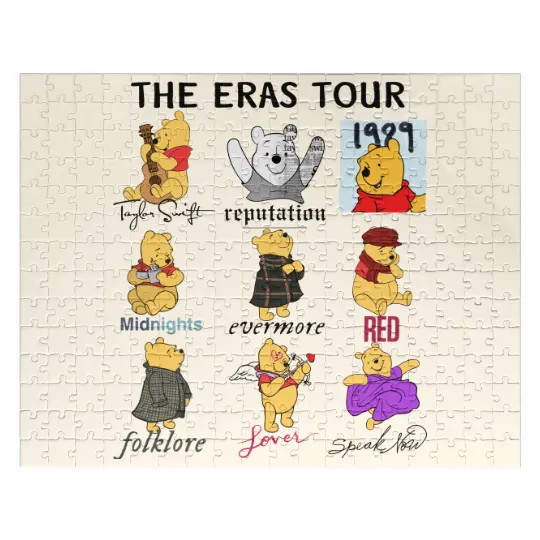 Winnie The Pooh Eras Tour Jigsaw Puzzles, Disney Pooh Jigsaw Puzzles, Pooh Bear Jigsaw Puzzles, Winnie The Pooh Jigsaw Puzzles