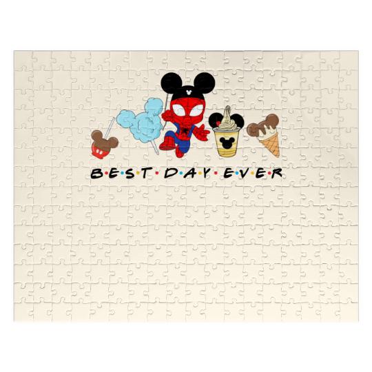 Spiderman Best Day Ever Jigsaw Puzzles, Baby Spiderman, Disney Snacks Jigsaw Puzzles