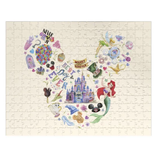 Discover Disney Magic Kingdom Jigsaw Puzzles, Disney Characters Jigsaw Puzzles