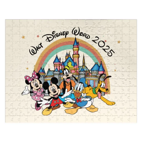 Custom Disney 2025 Family Vacation Jigsaw Puzzles,Family Trip 2025 Jigsaw Puzzles,Personalized Family Vacation Outfit, Family Vacation Jigsaw Puzzles