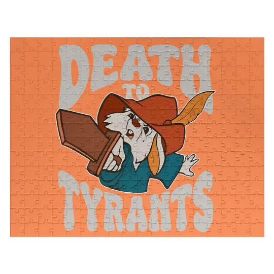 Skippy Rabbit Death To Tyrants Vintage 90s Jigsaw Puzzles, Disney Robin Hood Movie Jigsaw Puzzles