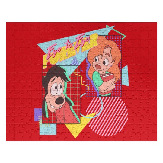 Cartoon Jigsaw Puzzles Disney A Goofy Movie Max & Roxanne Eye To Eye Forever