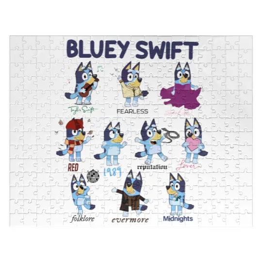 Discover Taylor version BlueyDad Adult Jigsaw Puzzles | Taylor Eras Jigsaw Puzzles