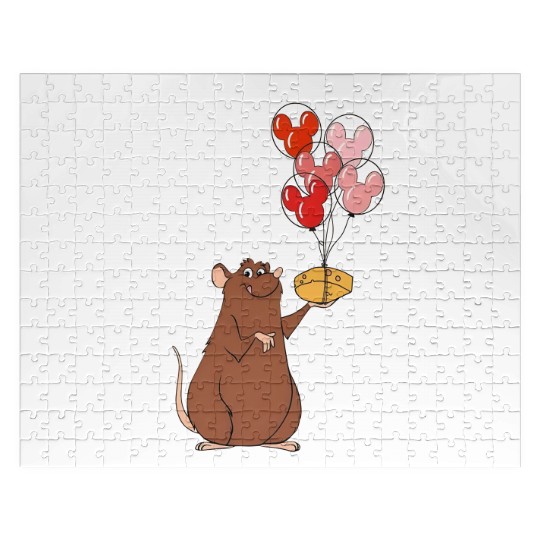 Disney Emile Balloon Mickey Ears Jigsaw Puzzles, Remy's Ratatouille