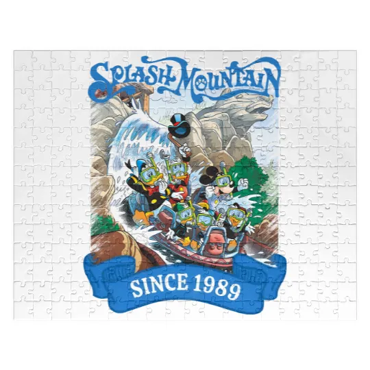 Disney Splash Mountain Vintage Jigsaw Puzzles, Splash Mountain,