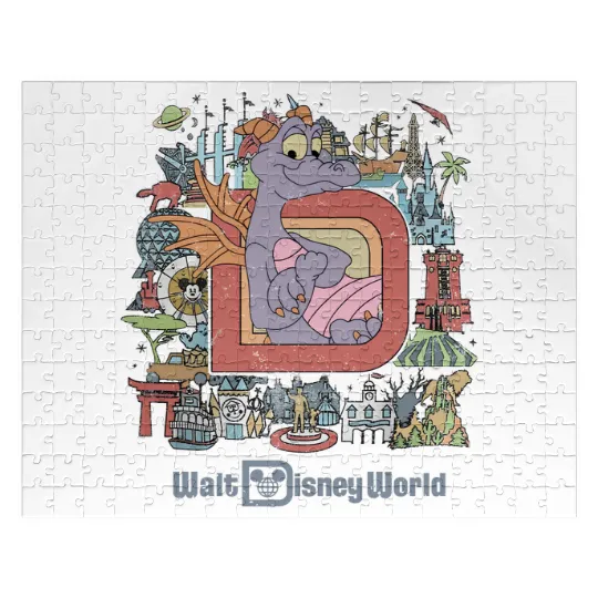 Disney Epcot Figment Jigsaw Puzzles, Disney Figment Jigsaw Puzzles