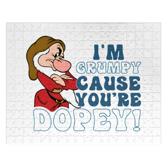 Disney I'm Grumpy Because You're Dopey Jigsaw Puzzles, Snow White Grumpy Jigsaw Puzzles