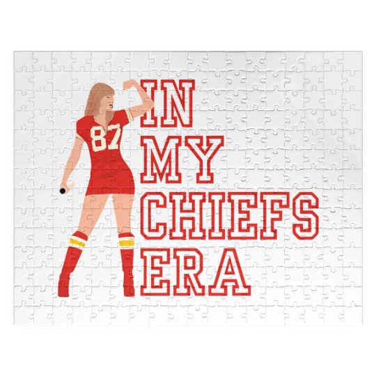 In My Chiefs Eras Tour T-shirt Jigsaw Puzzles