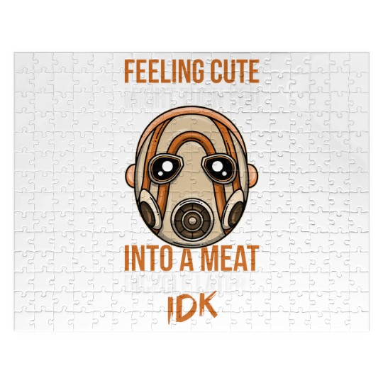 Feeling Cute Borderlands Psycho Mask Horror gift Jigsaw Puzzles