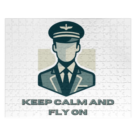 Keep Calm And Fly On - Jigsaw Puzzles for Pilots