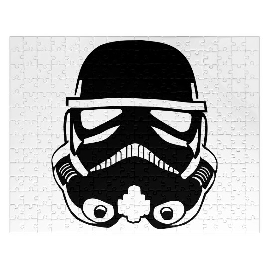 Stormtrooper Helmet Design Jigsaw Puzzles