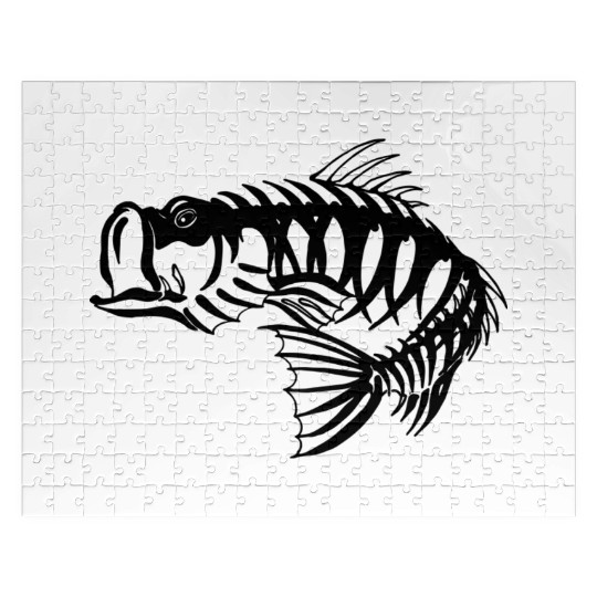 fish tribal Jigsaw Puzzles