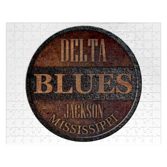 rusty delta blues jackson Jigsaw Puzzles