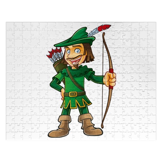 Robin Hood-arrows-bow-tale Jigsaw Puzzles