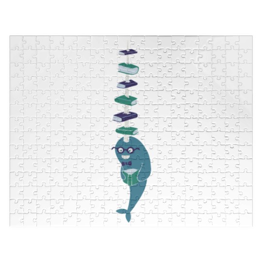 Never Give a Narwhal a Library Card Jigsaw Puzzles