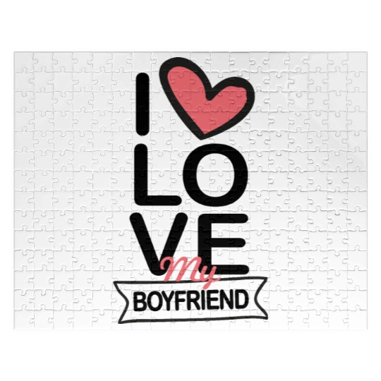 I love my Boyfriend Jigsaw Puzzles