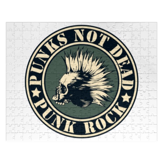 PUNKS NOT DEAD PUNK ROCK - SPECIAL PUNK EDITION Jigsaw Puzzles