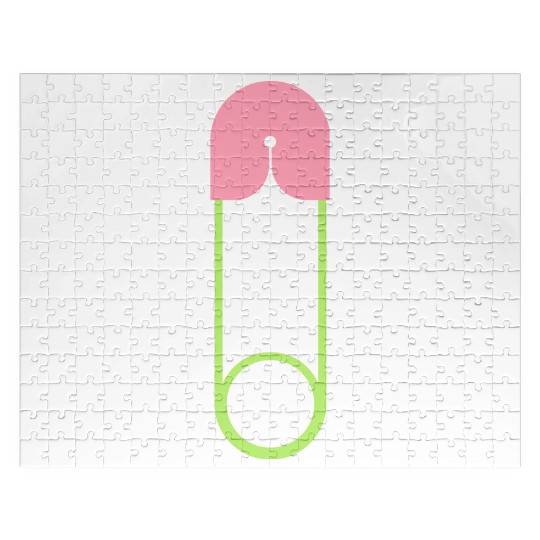 Safety pin closed Jigsaw Puzzles