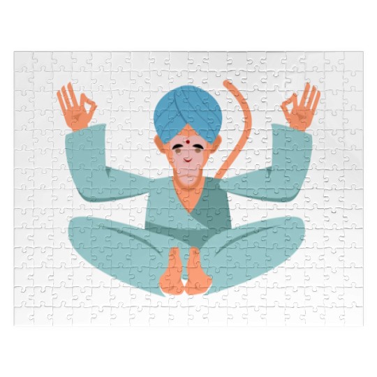 Meditation Monkey Jigsaw Puzzles