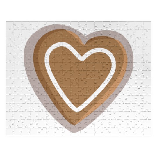 Gingerbread heart Jigsaw Puzzles